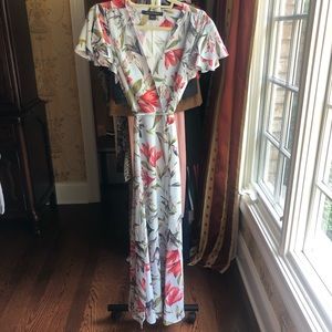 French connection, floral maxi dress